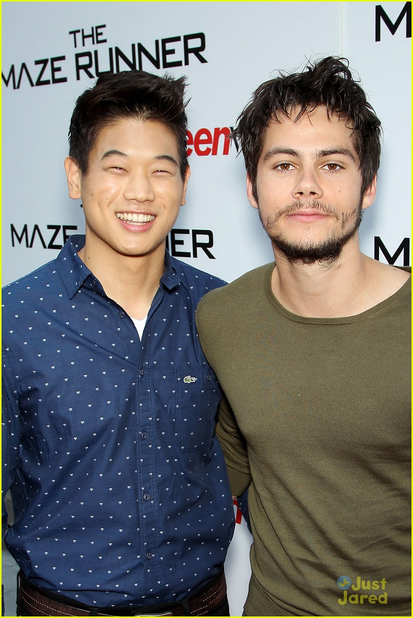 Full Sized Photo of dylan obrien maze runner screening teen vogue 33