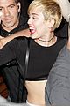 miley cyrus bares her abs for girls night out 01