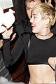 miley cyrus bares her abs for girls night out 07