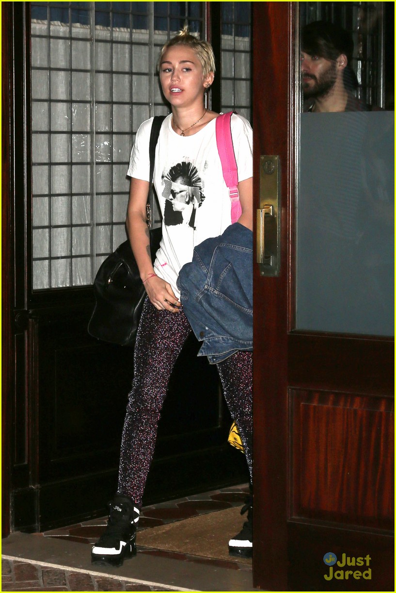 Full Sized Photo of miley cyrus greets fans outside nyc hotel 06