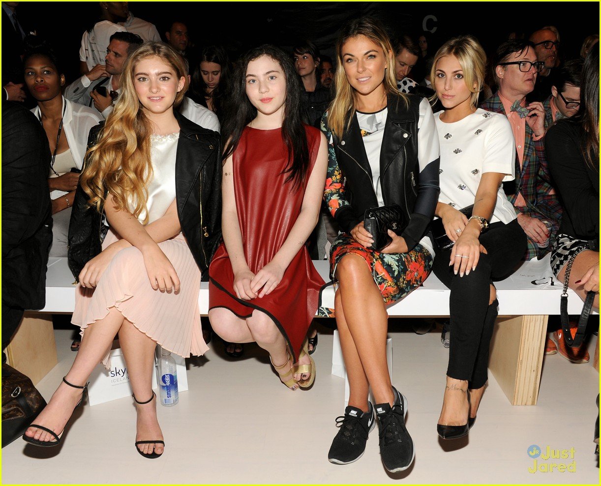 Willow Shields Watches Erin Fetherston Show From Front Row with Cassie ...