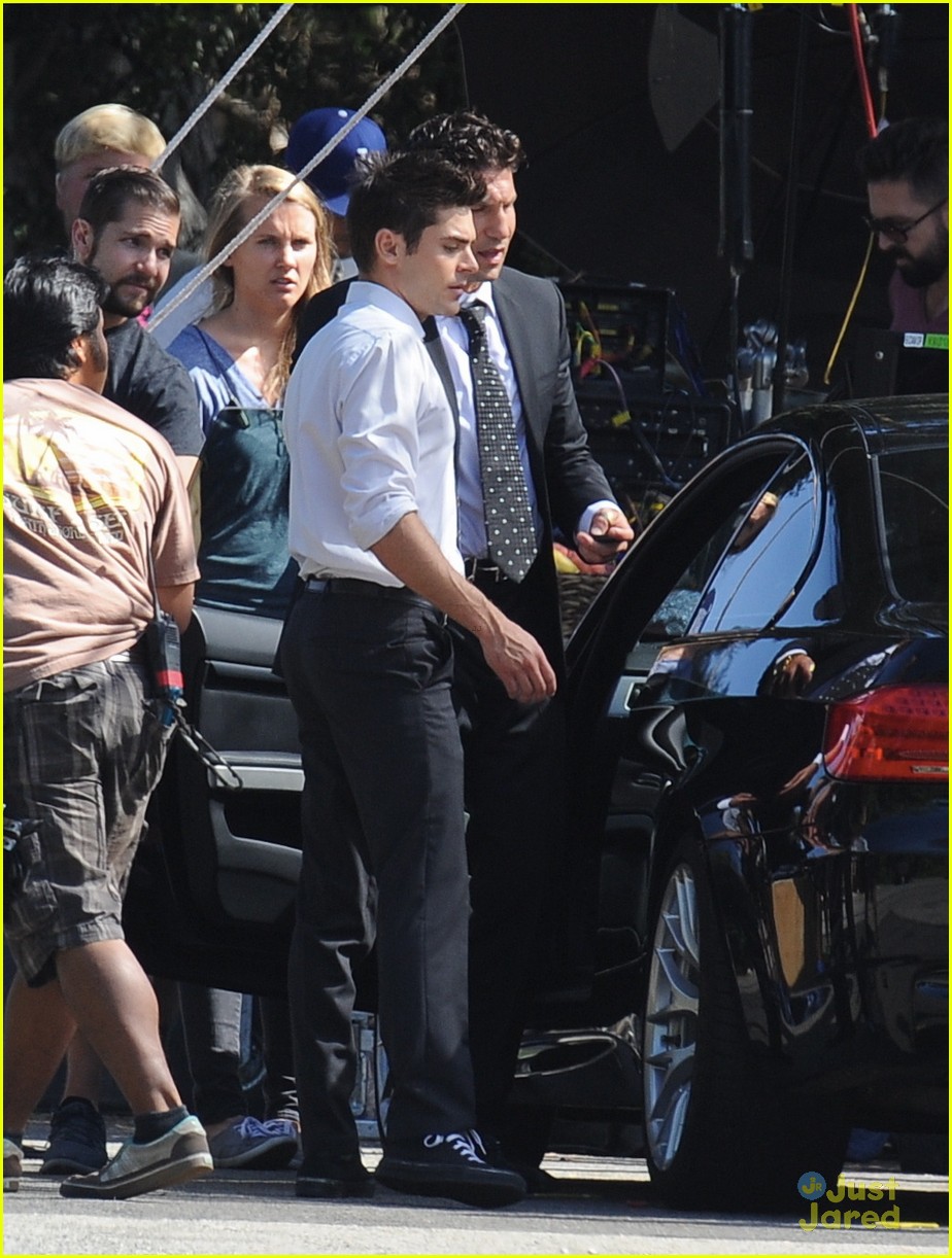 Zac Efron Switches into a Suit on 'We Are Your Friends' Set | Photo ...