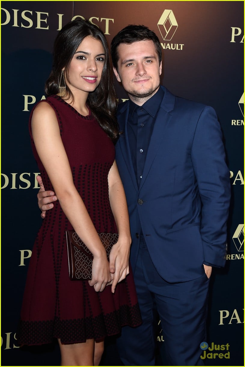Josh Hutcherson & Girlfriend Claudia Traisac Premiere 'Paradise Lost