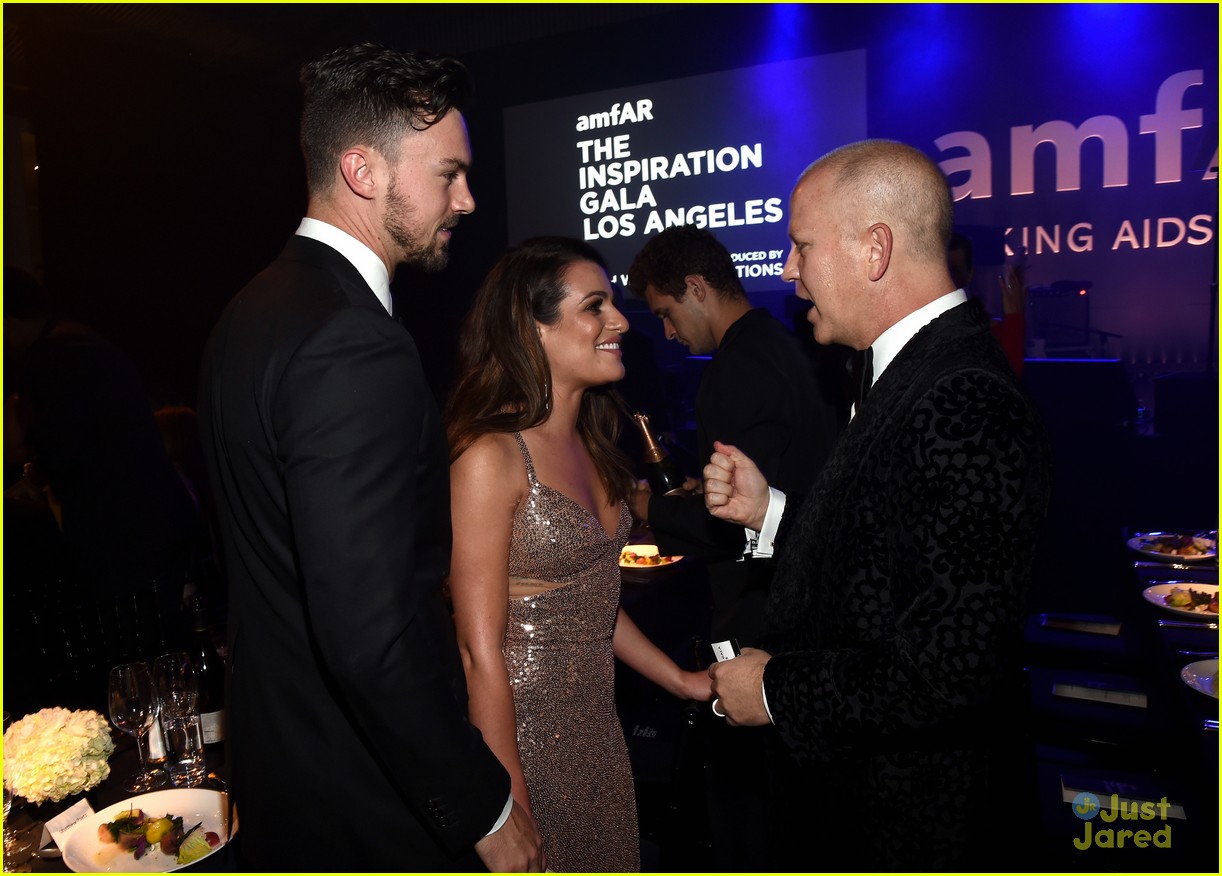 Lea Michele Makes Her First Red Carpet Appearance with Matthew Paetz(01)
