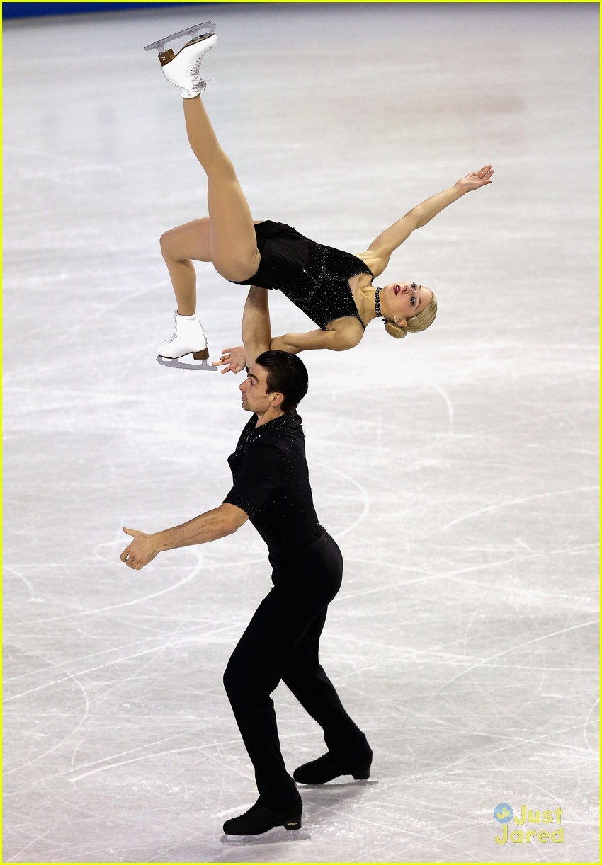 Pairs Skaters Haven Denney & Brandon Frazier Heat Up Skate America 2014