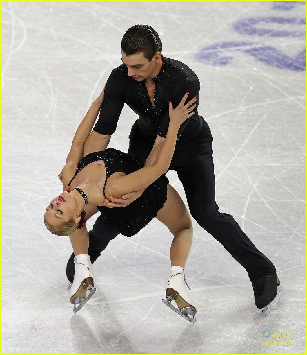 Pairs Skaters Haven Denney & Brandon Frazier Heat Up Skate America 2014