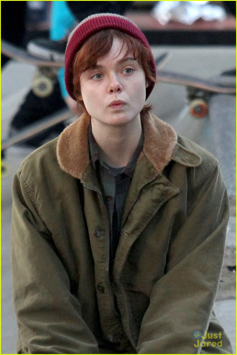 Elle Fanning Looks Completely Different On Set as a Transgender Teen