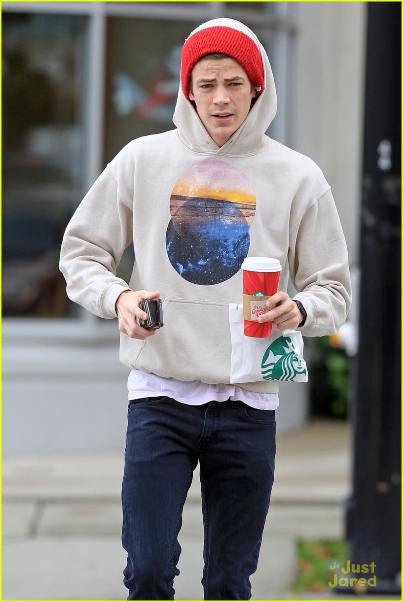 Grant Gustin Gets Starbucks To Go | Photo 739697 - Photo Gallery | Just ...