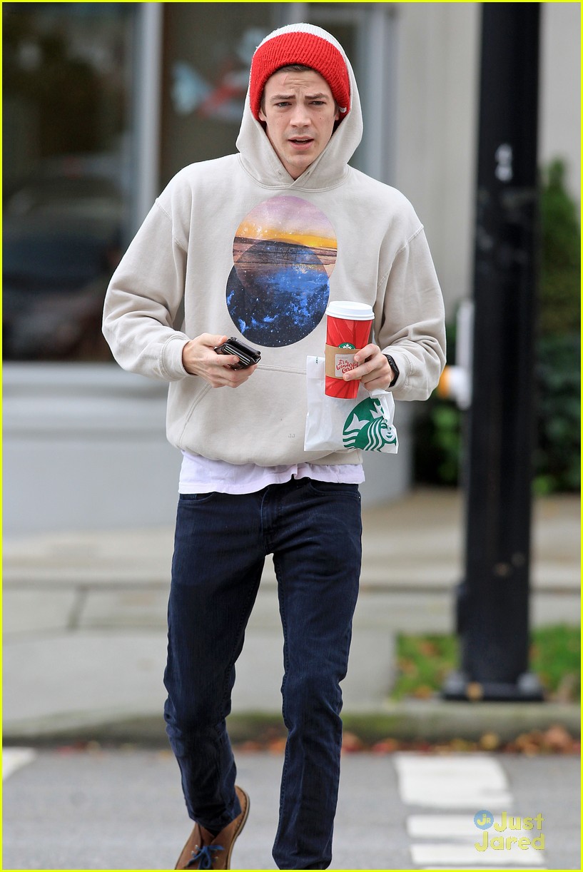 Grant Gustin Gets Starbucks To Go | Photo 739702 - Photo Gallery | Just ...
