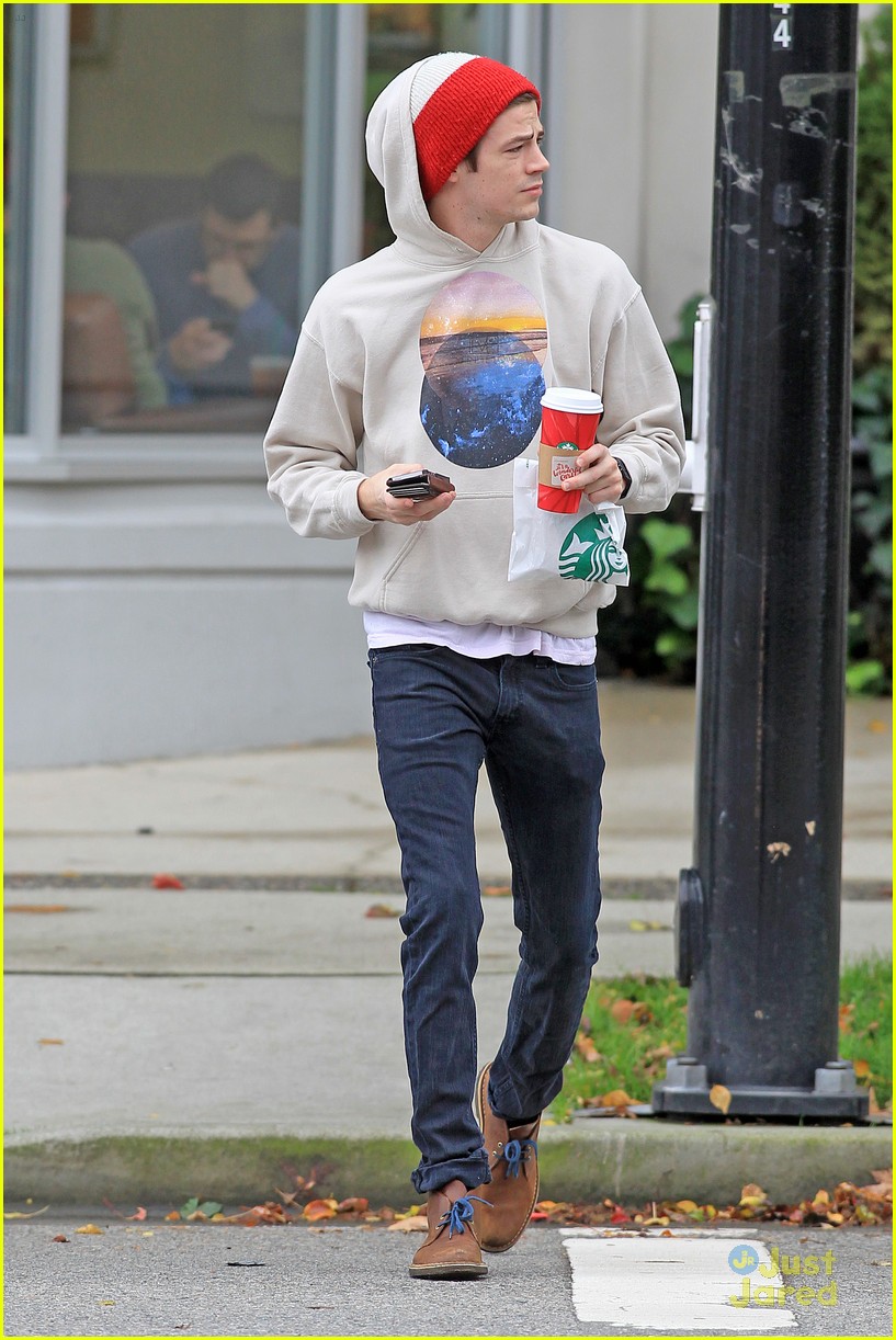 Grant Gustin Gets Starbucks To Go | Photo 739705 - Photo Gallery | Just ...