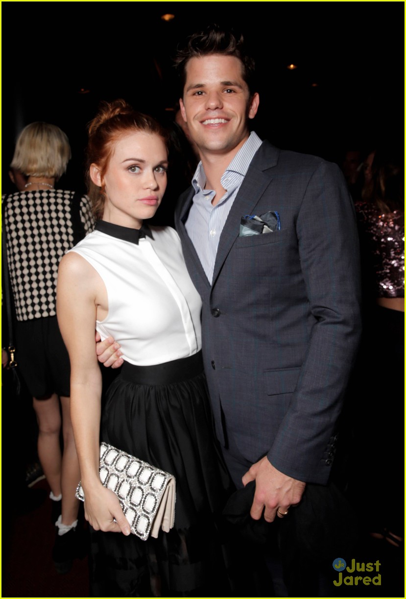 Holland Roden & Max Carver Couple Up at Just Jared's Homecoming Dance ...