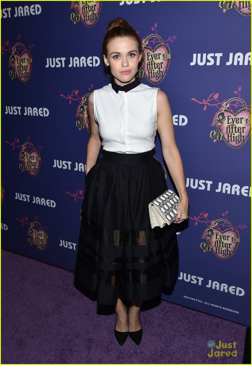 Holland Roden & Max Carver Couple Up at Just Jared's Homecoming Dance ...