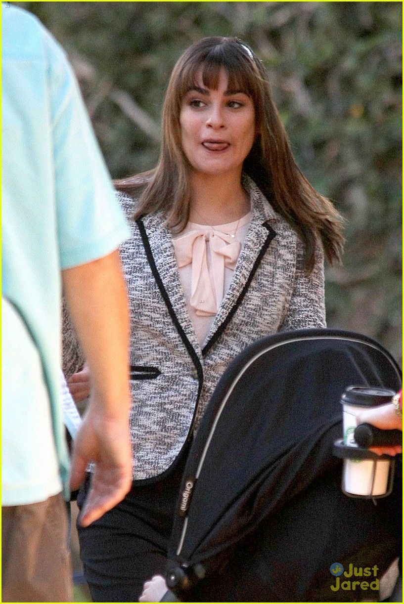 Lea Michele And Darren Criss Are Gleeful During Egging Scene Photo 744821 Photo Gallery Just 8717