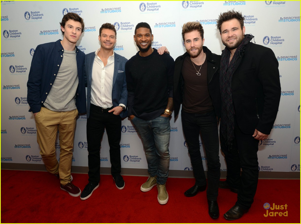 Shawn Mendes Joins The Swon Brothers For Seacrest Studio Opening in