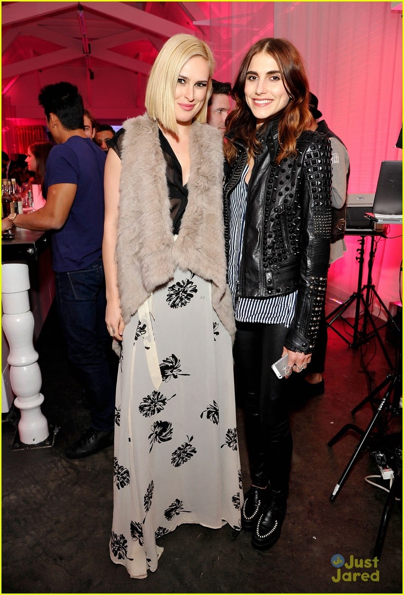 Full Sized Photo of ashley tisdale shenae grimes revolve launch party