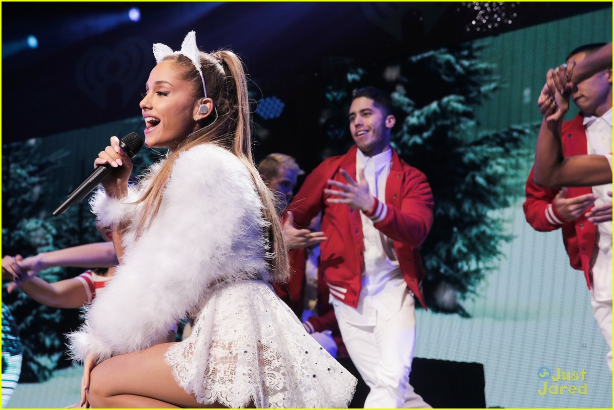 Ariana Grande A Christmas Angel At Q102's Jingle Ball Bash