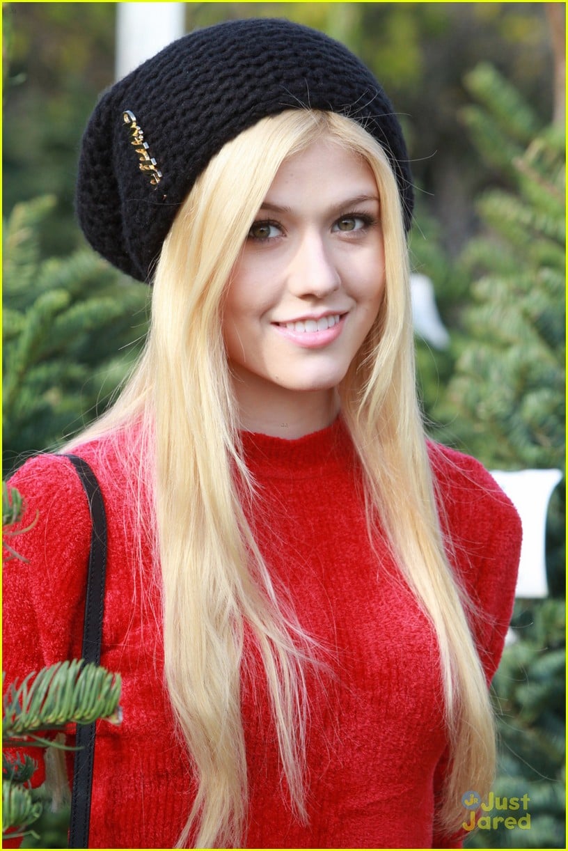 Katherine McNamara Picks Out The Perfect Christmas Tree - A Mini One ...