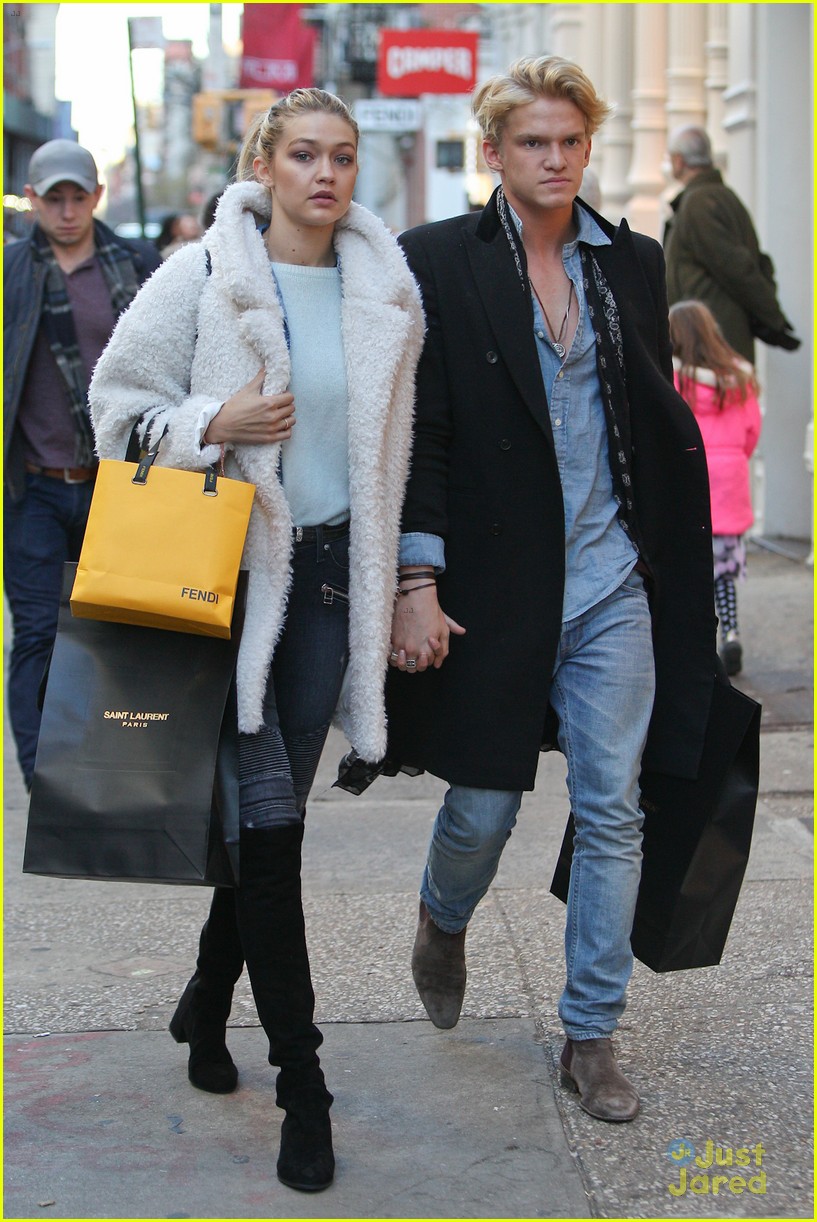 Gigi Hadid & Cody Simpson Hang Out with Pal Kendall Jenner in Soho