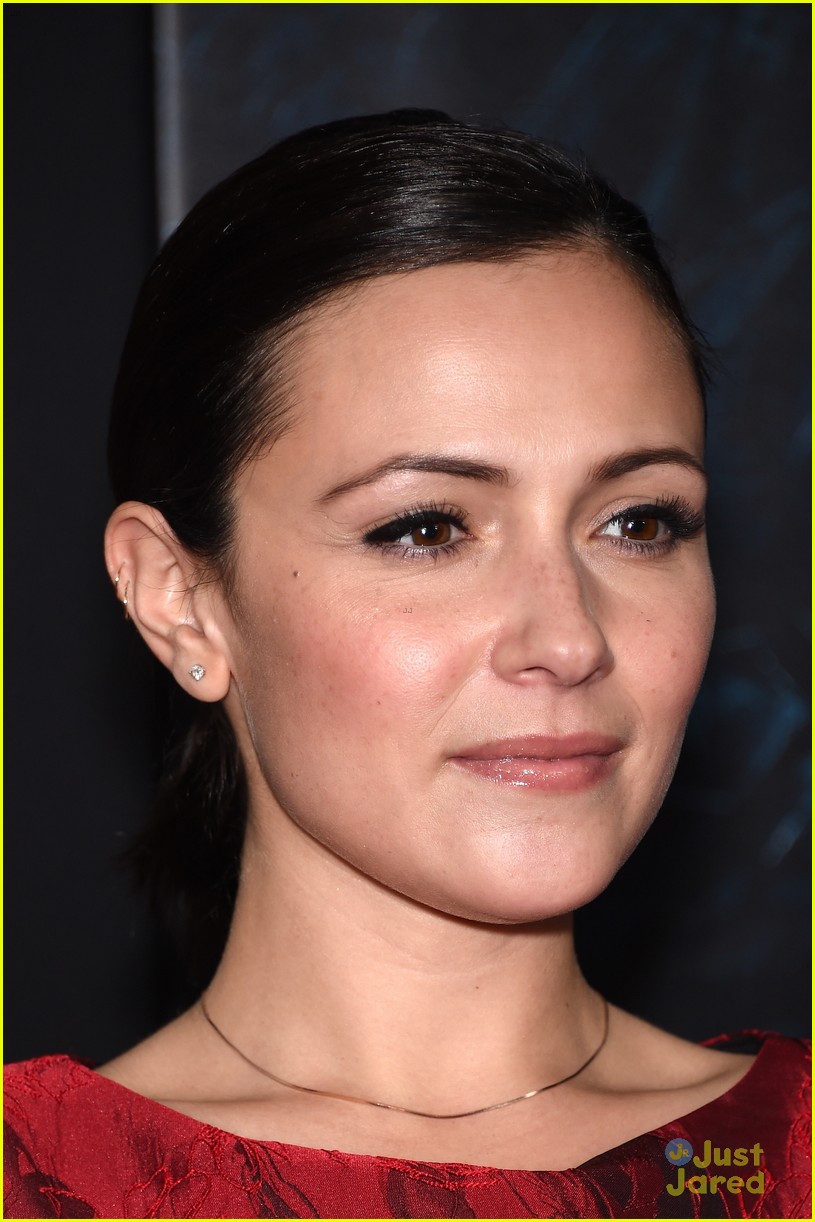 Italia Ricci Radiates in Red at 'Into the Woods' Premiere in NYC