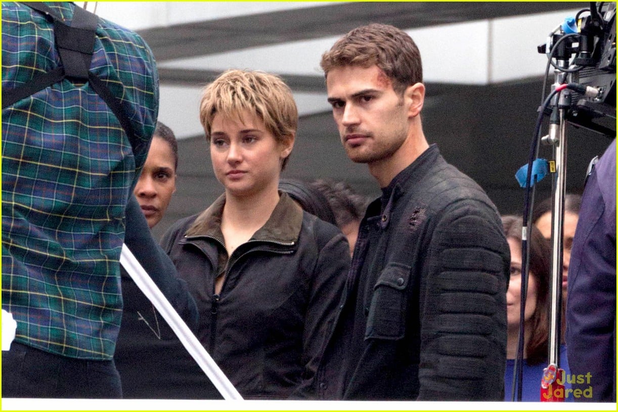 Shailene Woodley & Theo James Get Dirty for 'Insurgent' Filming | Photo ...