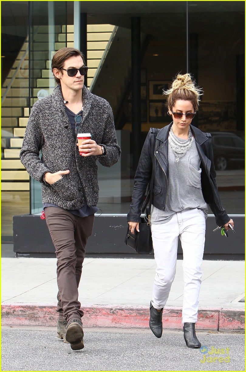 Ashley Tisdale & Husband Christopher French Get Shopping Before ...