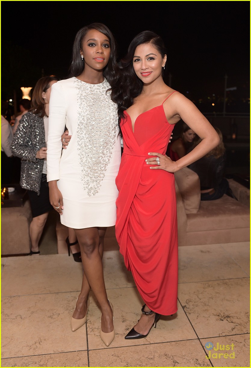 Elizabeth Henstridge & Aja Naomi King Dress To Impress at Elle's Women
