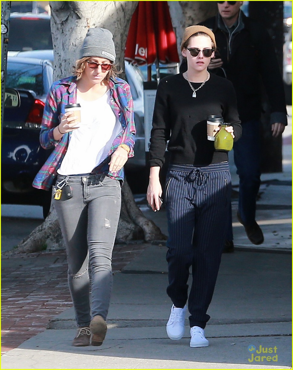 Kristen Stewart Starts Her Morning With Alicia Cargile & Coffee ...