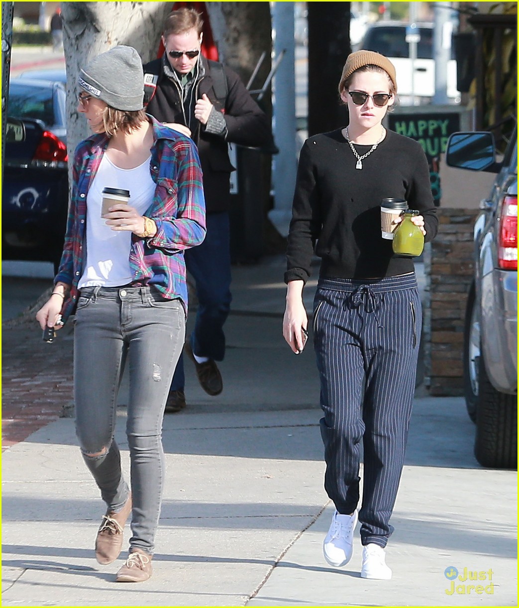 Kristen Stewart Starts Her Morning With Alicia Cargile & Coffee ...