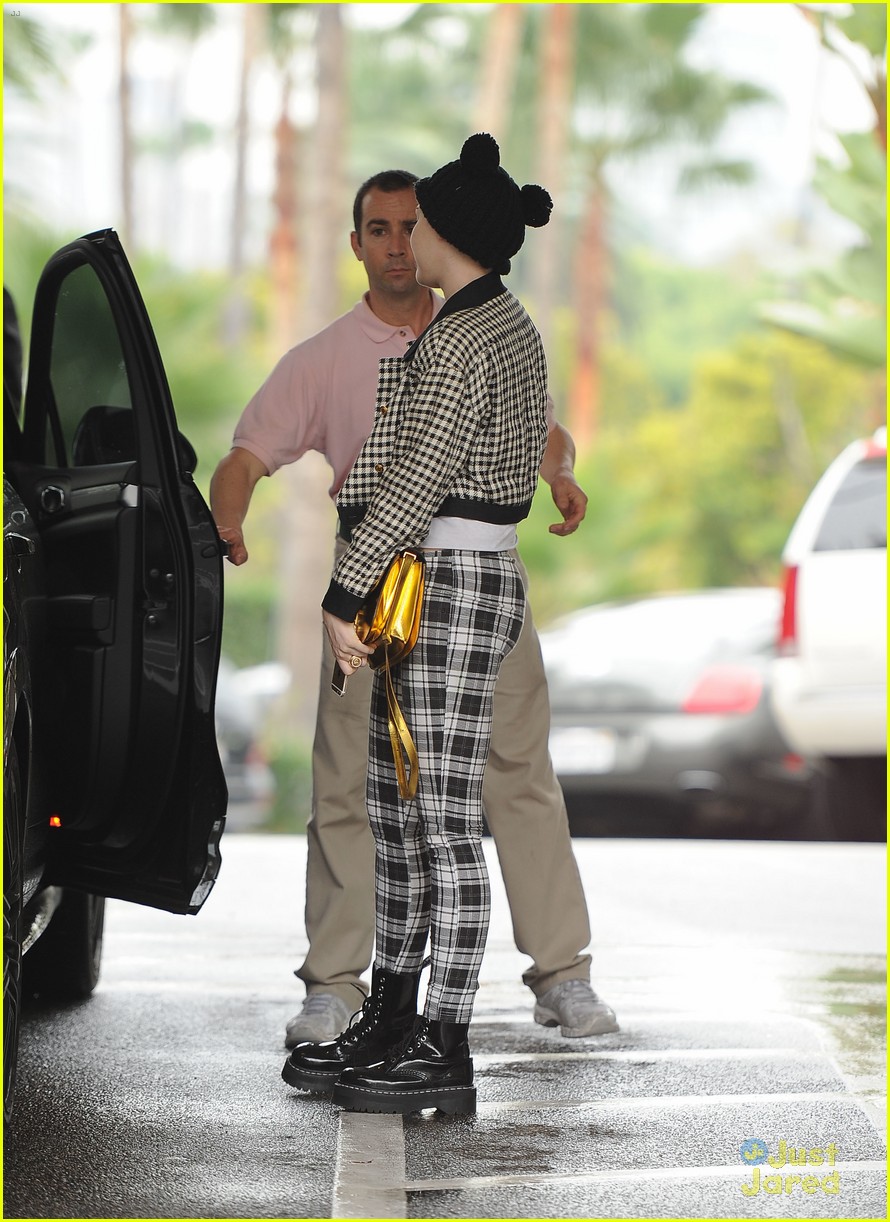 Miley Cyrus & Patrick Schwarzenegger Hit Beverly Hills Hotel Together ...