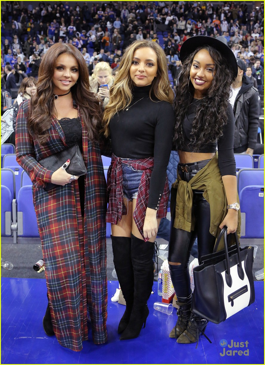 Little Mix: Girl's Night at NBA Global Games Without Perrie Edwards ...