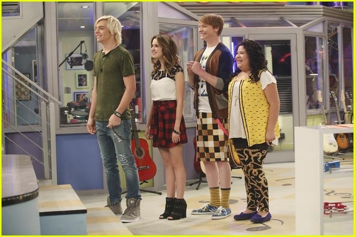 Team Austin & Ally Take On A Big Challenge Ahead Of The A&A Music ...