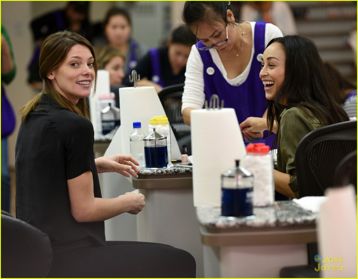 Ashley Greene Spends Her Day Off Getting Pampered With Cara Santana
