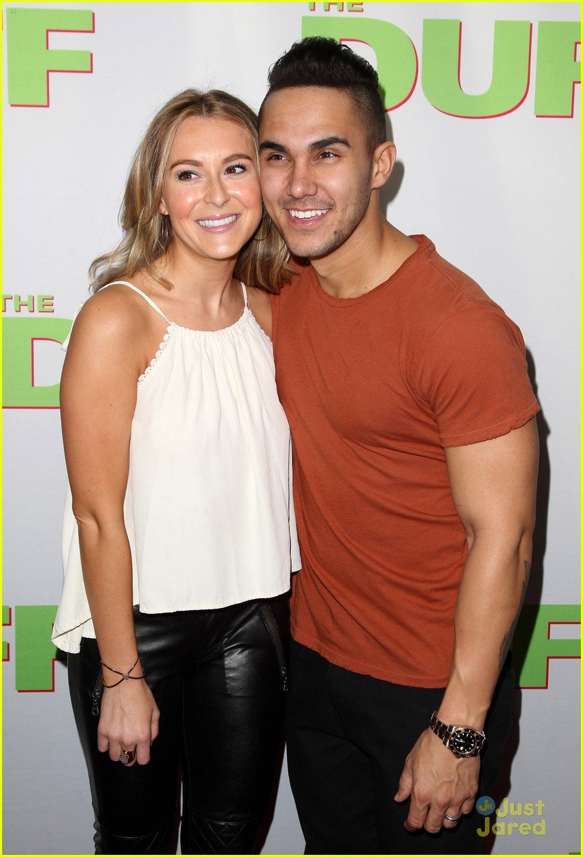 Carlos & Alexa PenaVega Join James Maslow at 'The DUFF' Premiere