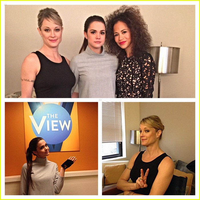 Maia Mitchell Takes Teri Polo And Sherri Saum To Nyc For Fosters Promo See Their Adventures 0160