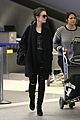 lily collins arrives lax after quick trip 14