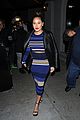 adrienne bailon black blue white gold two piece real dinner 03