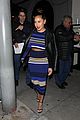 adrienne bailon black blue white gold two piece real dinner 05