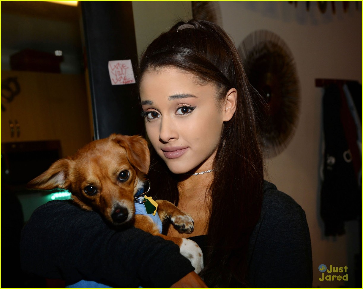 how much dogs does ariana grande have