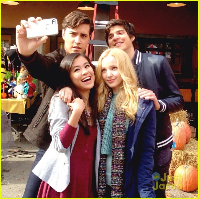 Dove Cameron & Ryan McCartan Set Fire To 'Monsterville' Set On Last Day ...