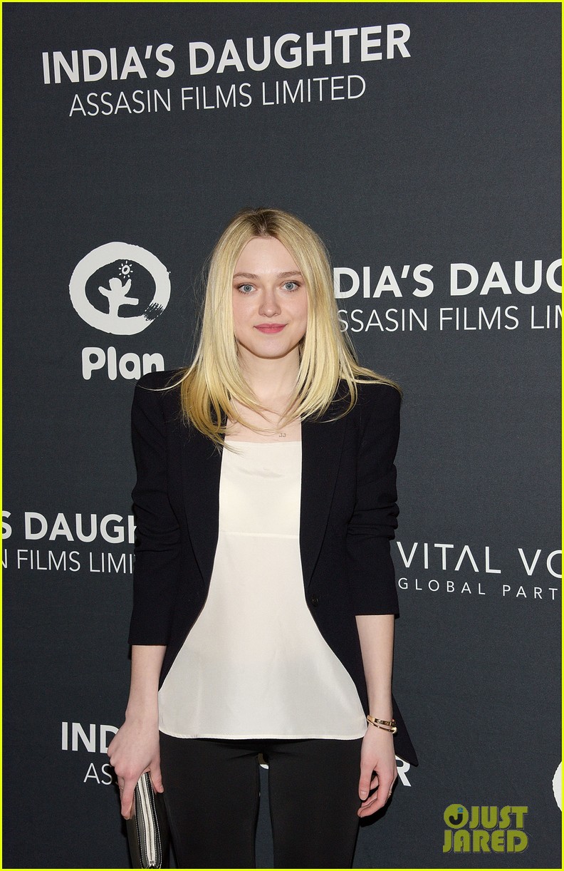 Dakota Fanning & Freida Pinto Support 'India's Daughter' Doc at New