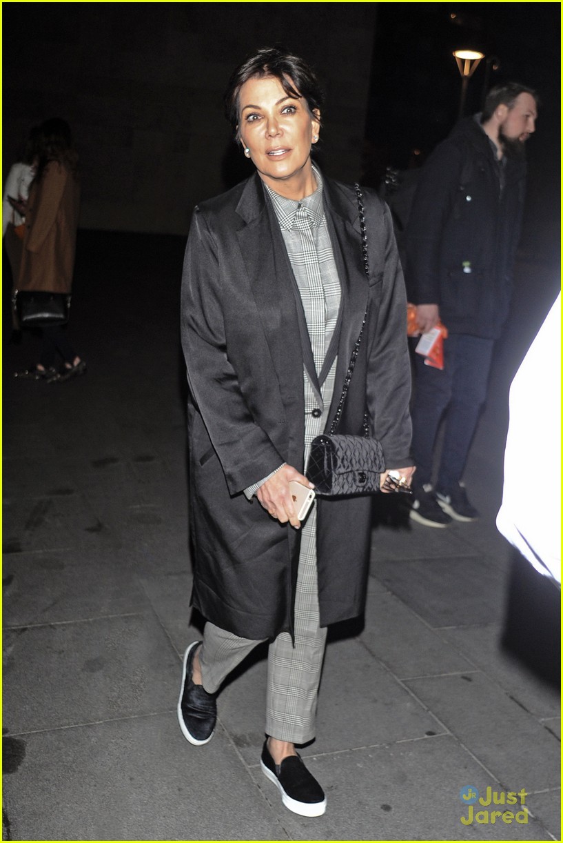Kendall & Kylie Jenner Keep It Low-Key While Mom Kris Travels Abroad