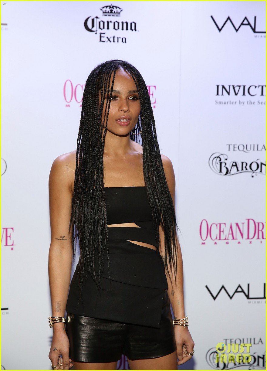 Zoe Kravitz Enjoys Downtime at Miami Beach After 'Insurgent' Promo ...