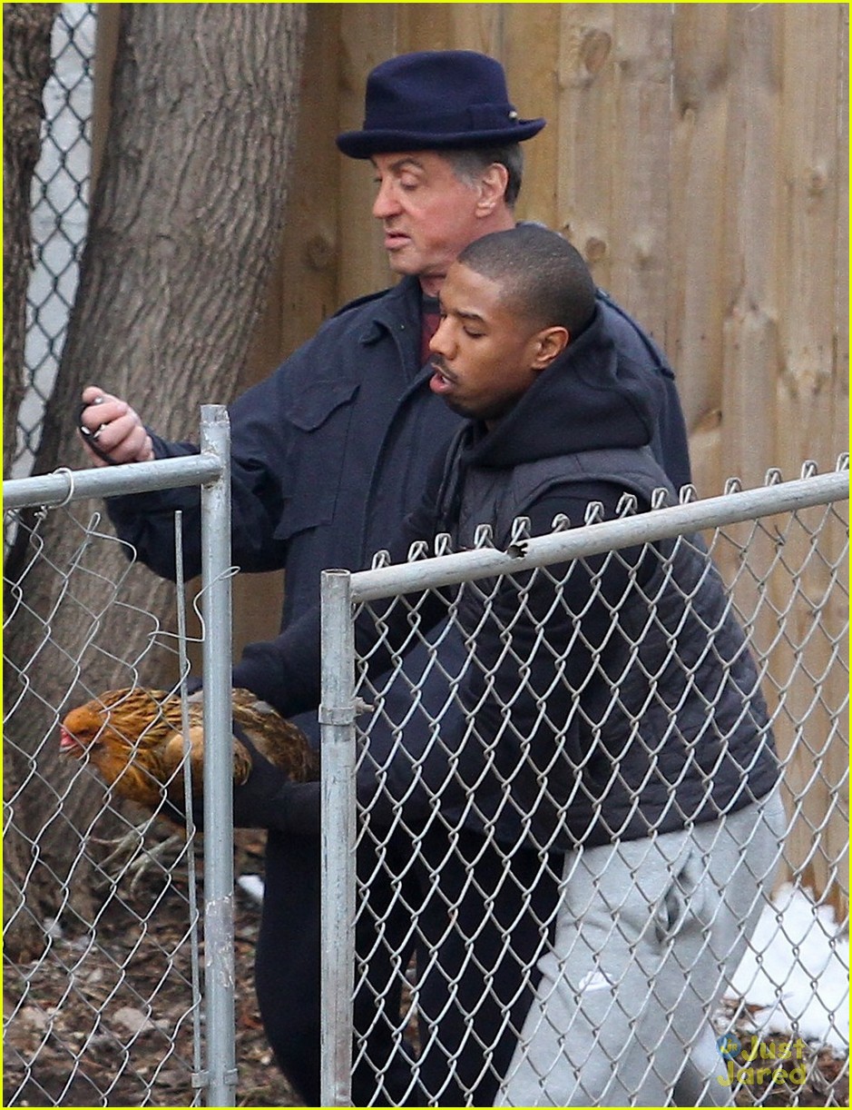 Michael B. Jordan Tries to Catch Chicken Under Good Time For 'Creed