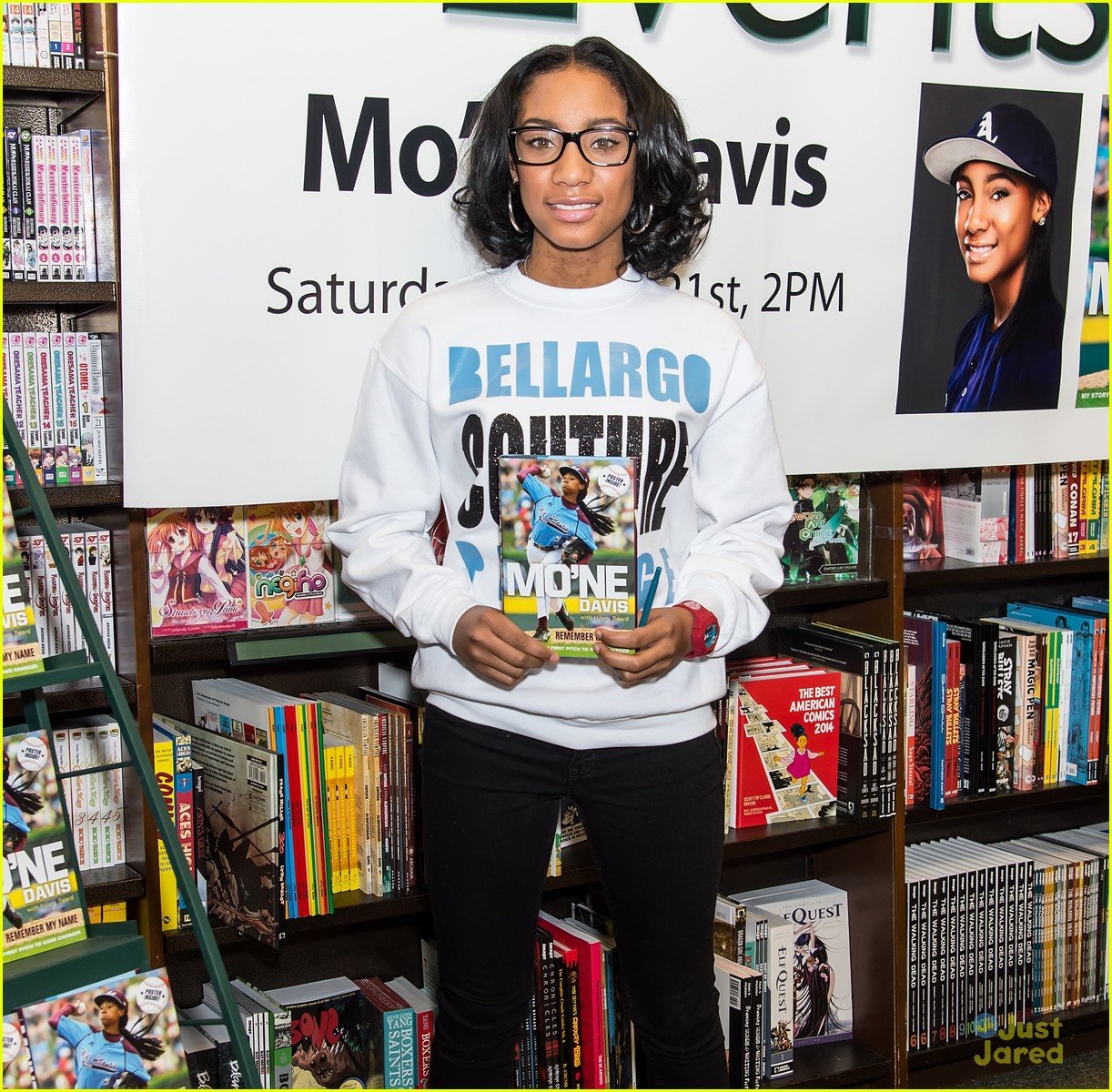 Mo'ne Davis Signs Copies Of Her New Book After DCOM Announcement