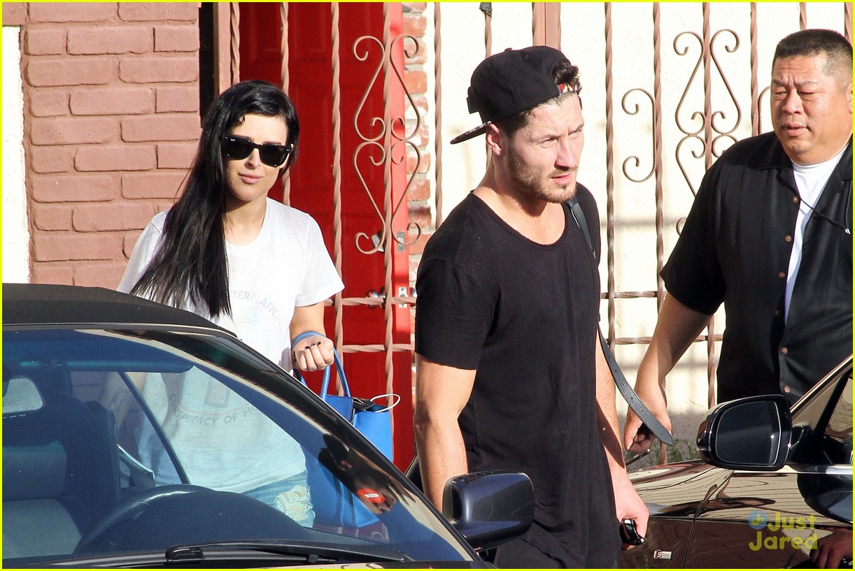 Rumer Willis & Val Chmerkovskiy Wrap Up DWTS Practice To Celebrate His