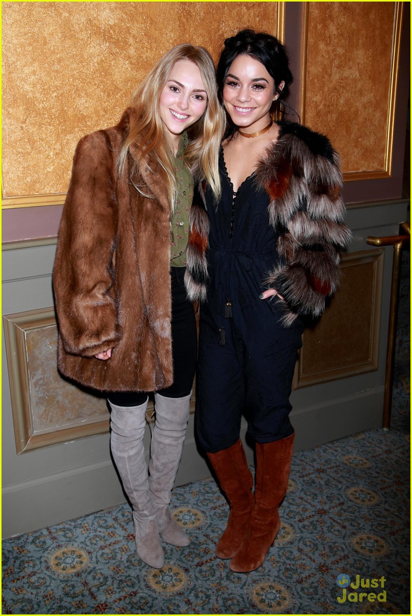 Vanessa Hudgens & AnnaSophia Robb Catch a Broadway Show Together