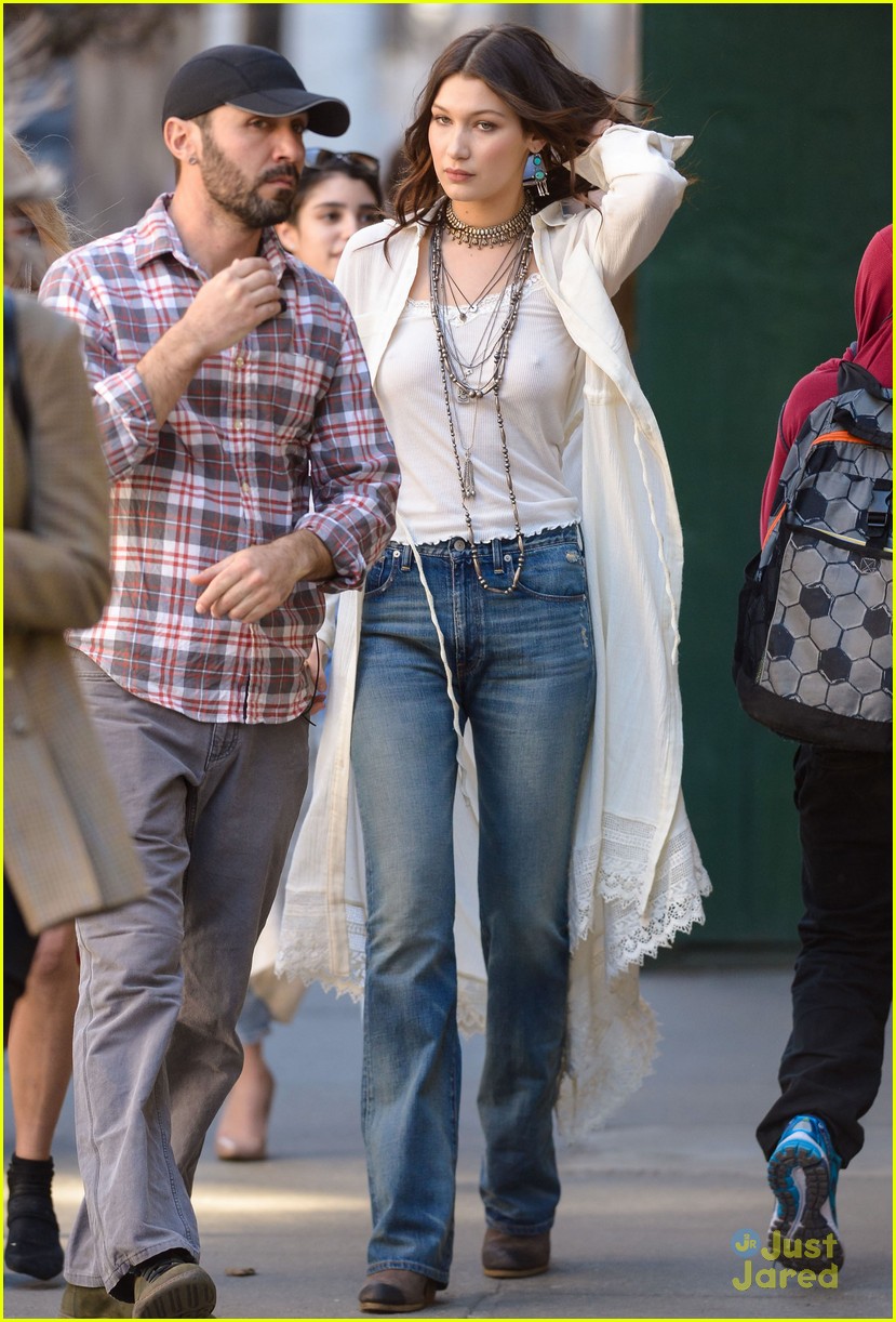 Full Sized Photo of bella hadid hailey baldwin vogue shoot cody simpson