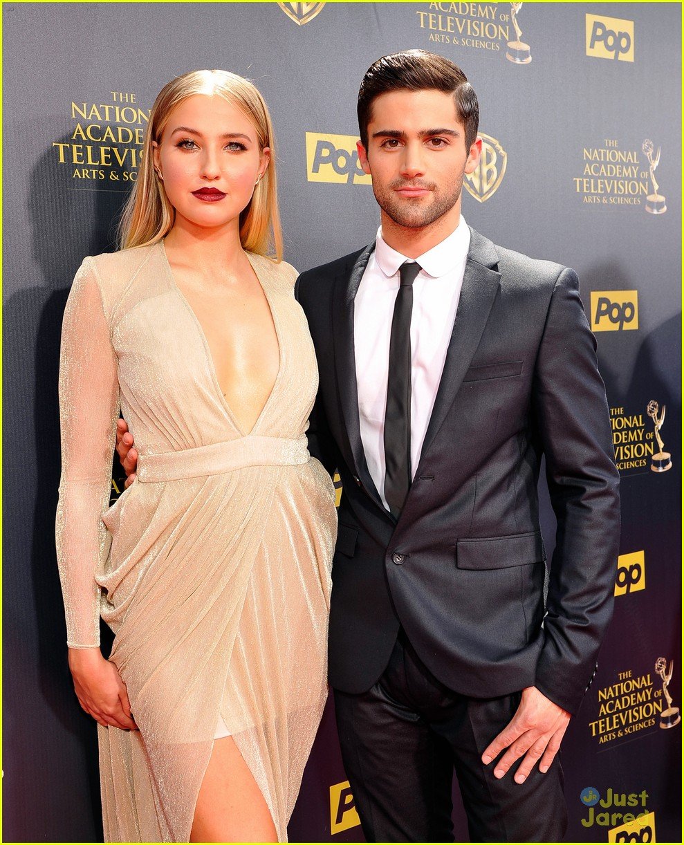 Veronica Dunne And Max Ehrich Couple Up For Daytime Emmys 2015 Hunter King Wins Again Photo