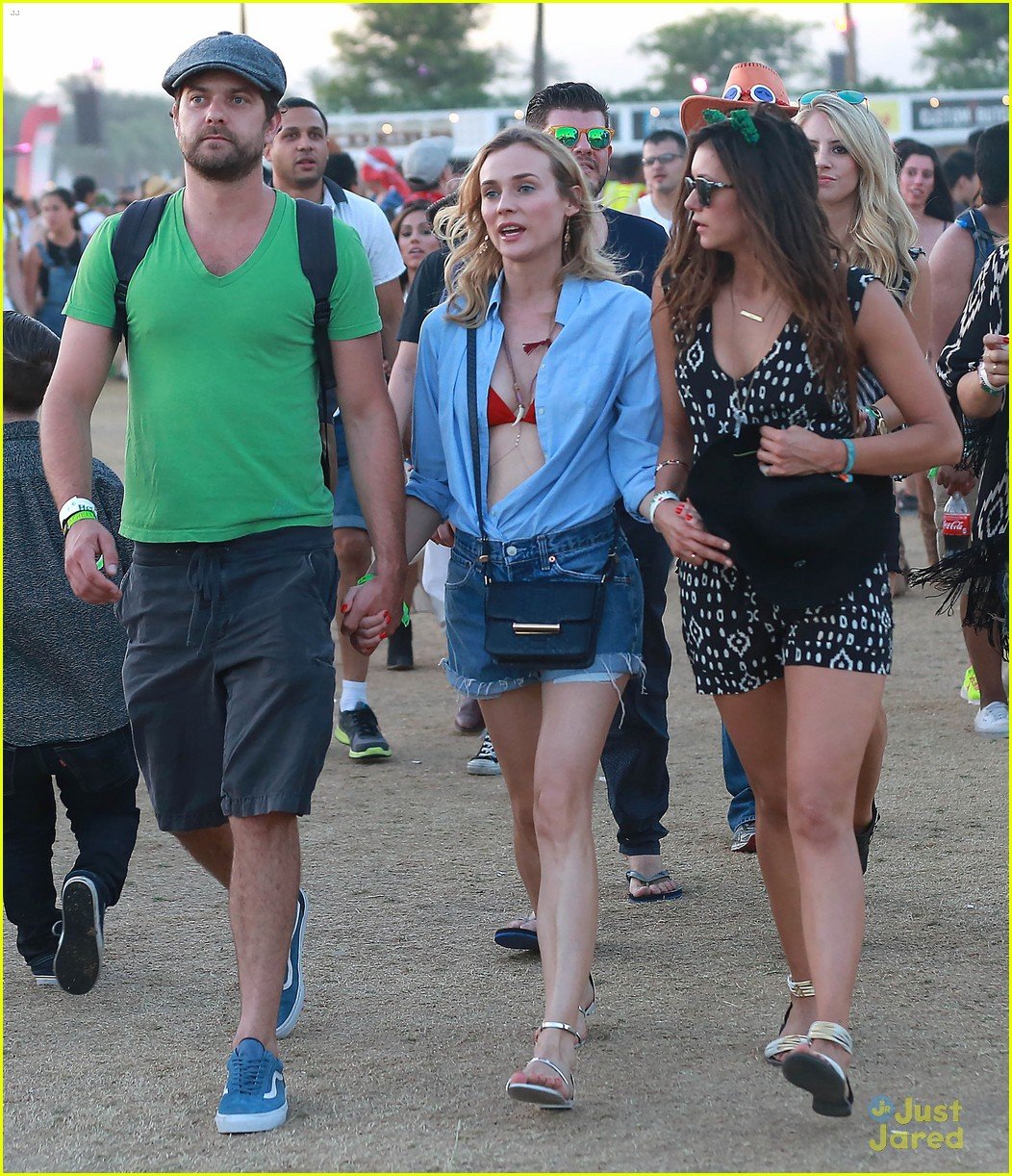 Nina Dobrev Takes on Coachella 2015 With Joshua Jackson & Diane Kruger!:  Photo 802038, 2015 Coachella Music Festival, Diane Kruger, Joshua Jackson,  Nina Dobrev Pictures