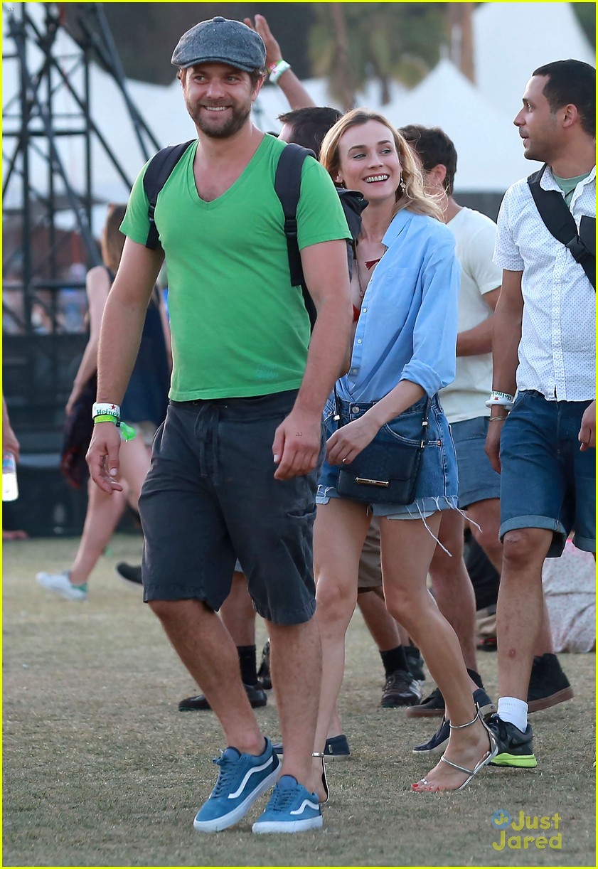 Joshua Jackson Holds Hands With Girlfriend Diane Kruger & Pal Nina Dobrev  at Coachella 2015: Photo 3350641, 2015 Coachella Music Festival,  Coachella, Diane Kruger, Festivals, Joshua Jackson, Nina Dobrev Photos